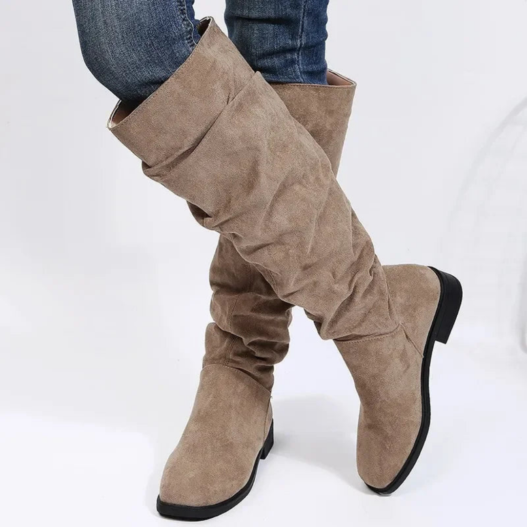 Helgab | Damen Kniehoch Stiefel | Bequem