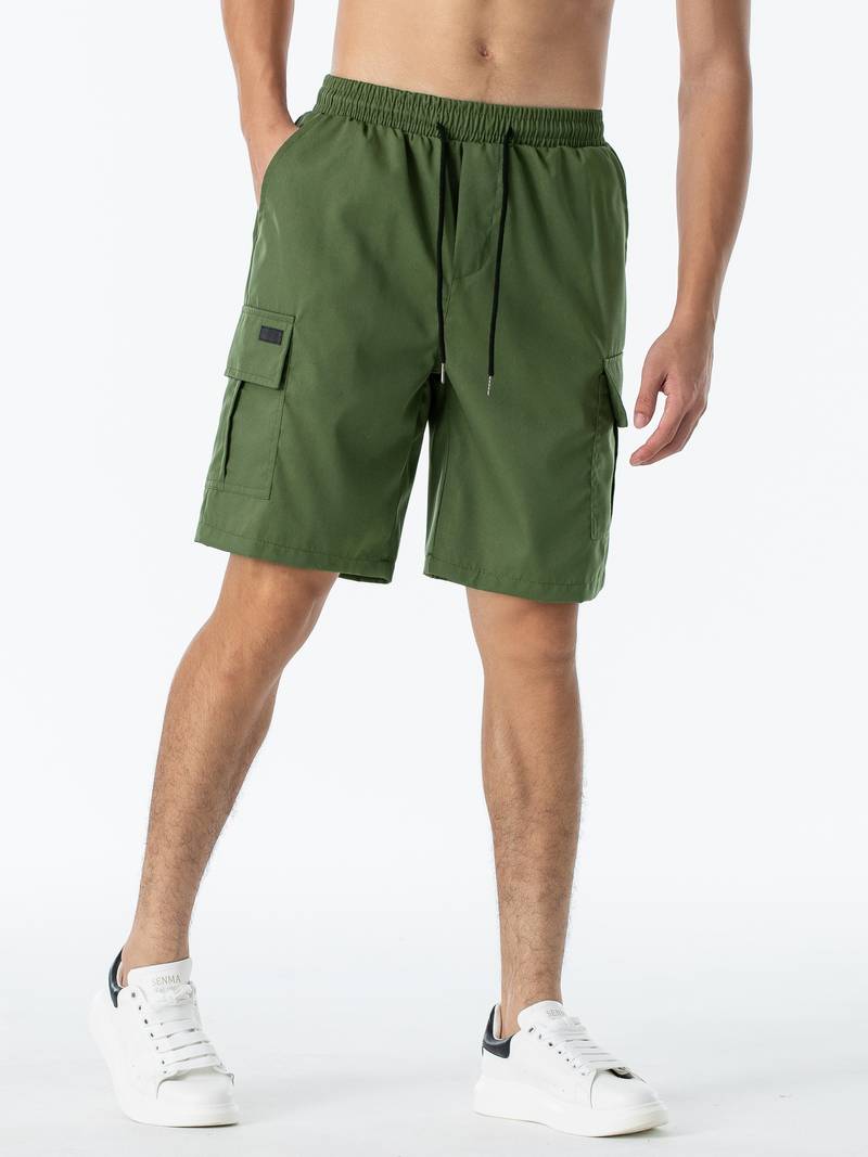 Matthew – cargo-shorts mit kordelzug im klassischen design