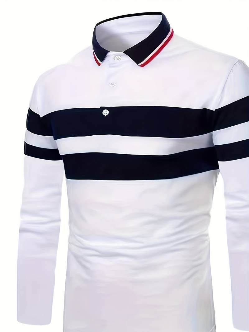 Christopher – lässiges colorblock-langarmshirt