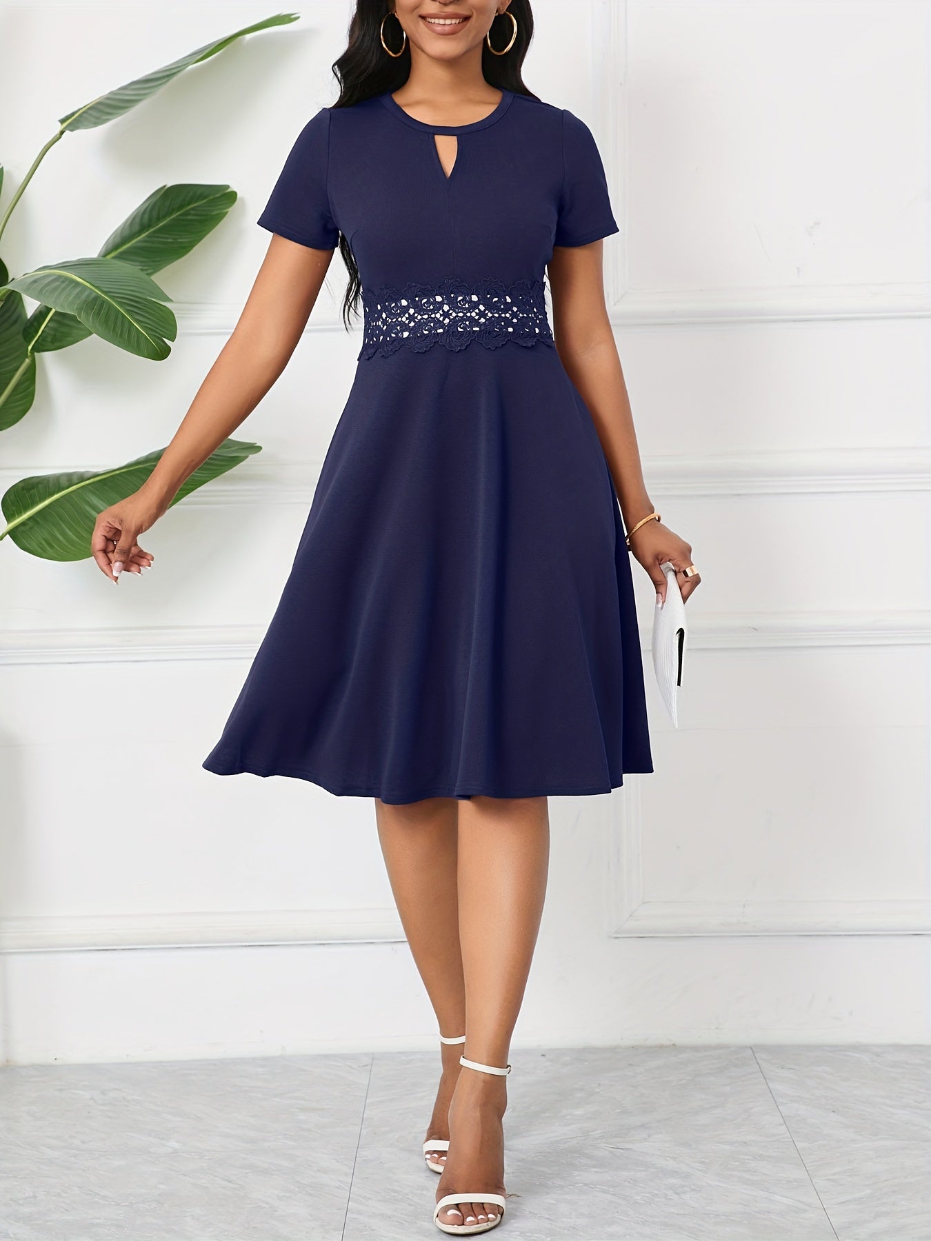 Quentini | Damen Kleid