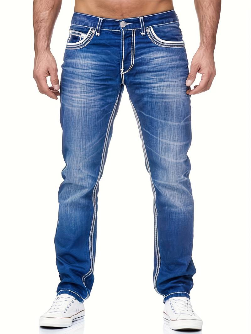 Justin – distressed-denim-jeans für herren