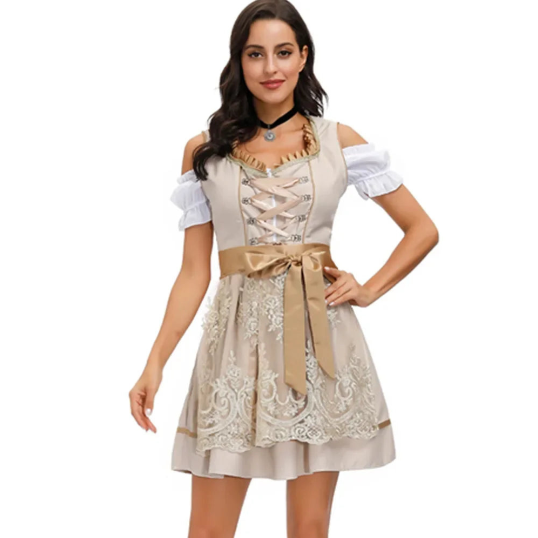 Dagny | Damen Stilvoll Oktoberfest Dirndl Kleid | 2024