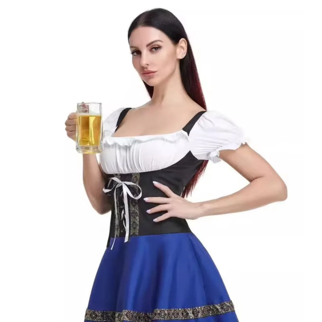 Nyxa | Damen Kurz Oktoberfest Dirndl Kleid | 2024