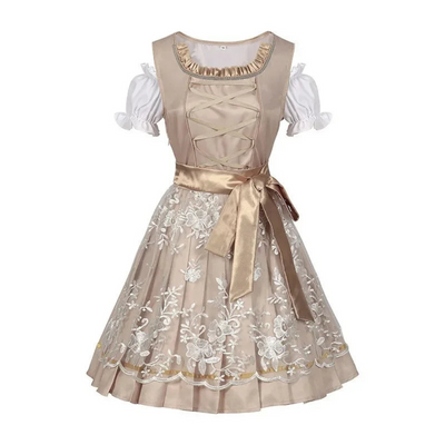 Helgao | Damen Elegante Oktoberfest Dirndl Kleid | 2024