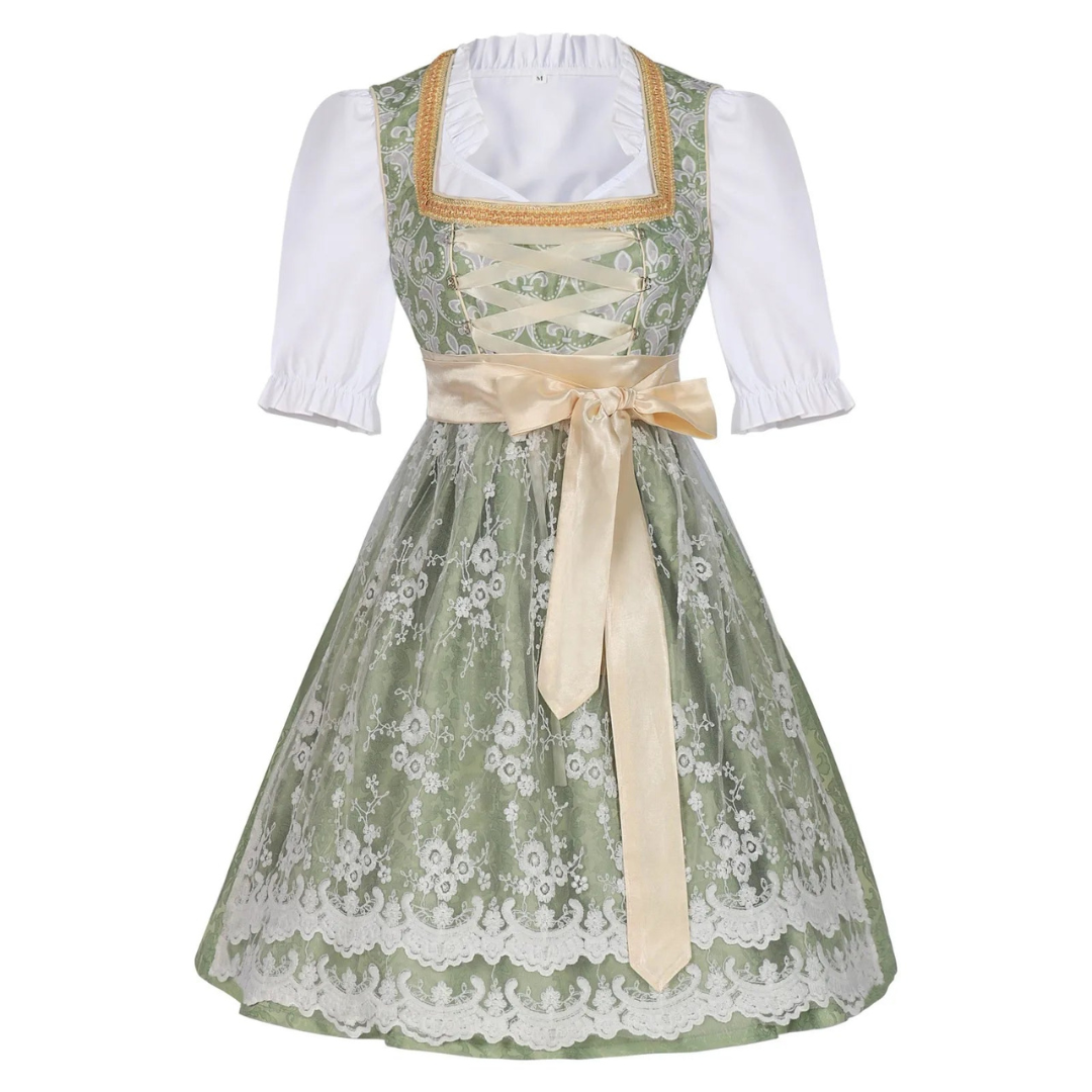 Lioran | Damen Charmant Oktoberfest Dirndl Kleid | 2024