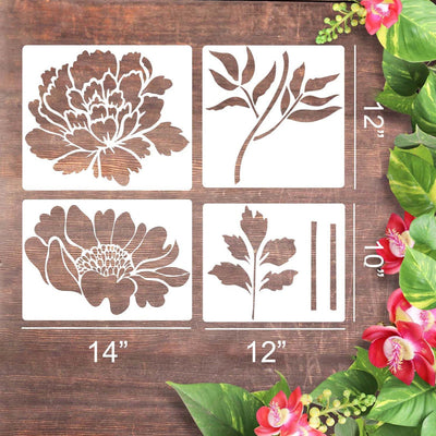 50% Rabatt | FlowerCraft™ - Große dekorative Blumenschablonen  [Letzter Tag Rabatt]