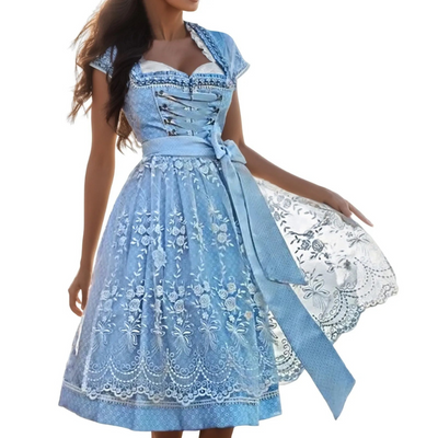 Wandara | Damen Elegantes Oktoberfest Dirndl Kleid | 2024