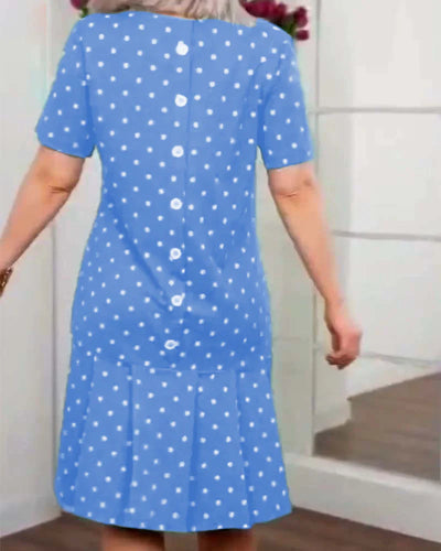 Alexis | Schlichtes und doch elegantes Polka Dot-Kleid für Damen