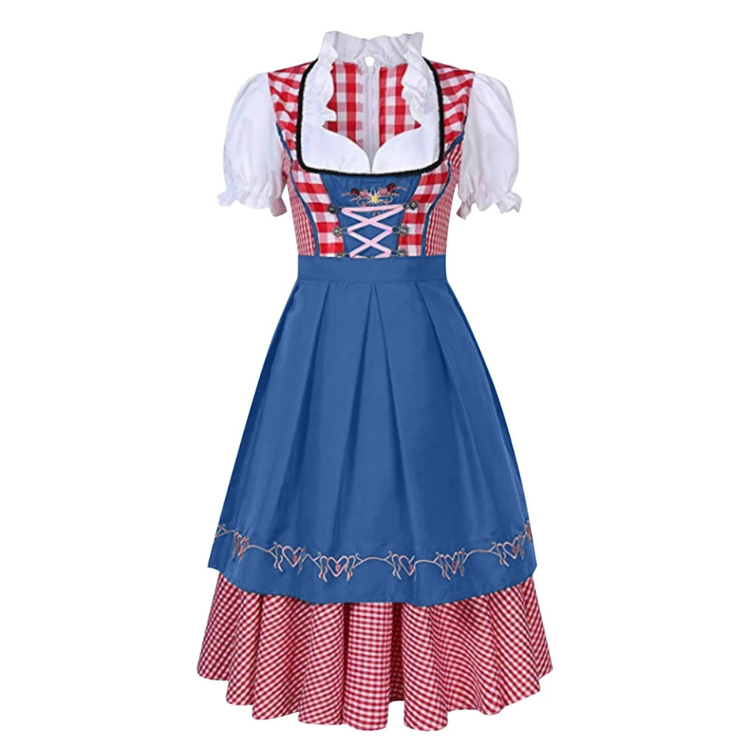 Katia | Damen Lebendig Oktoberfest Dirndl Kleid | 2024