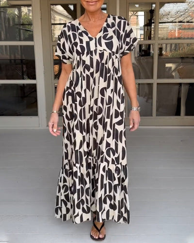 Nyssa | Damen Kleid mit V-Ausschnitt