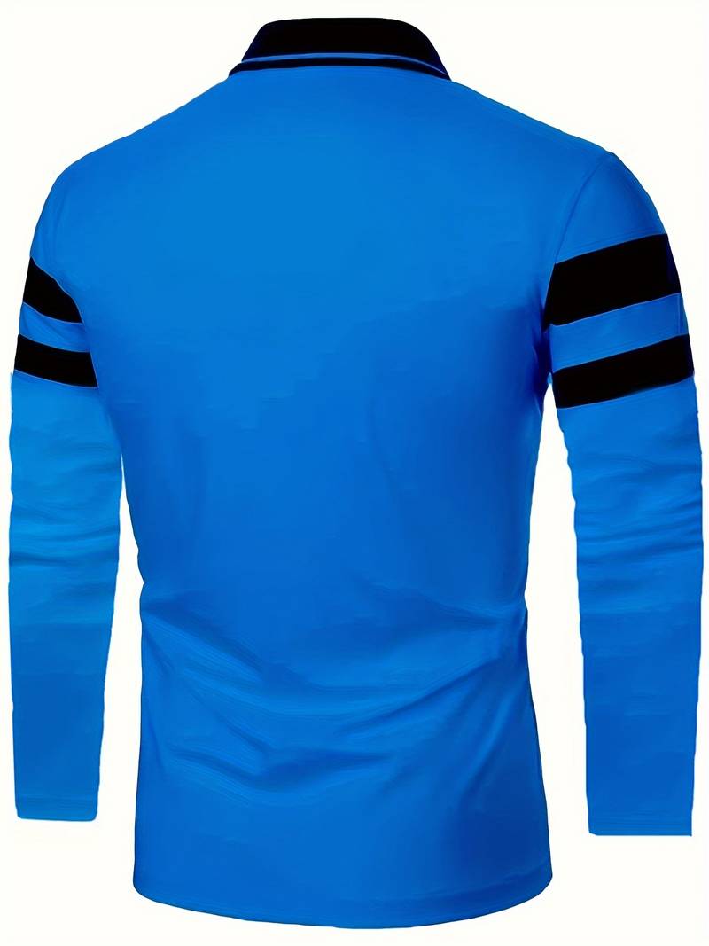 Christopher – lässiges colorblock-langarmshirt