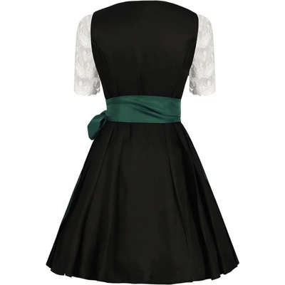 Quitterie | Damen Schwarze Oktoberfest Dirndl Kleid | 2024