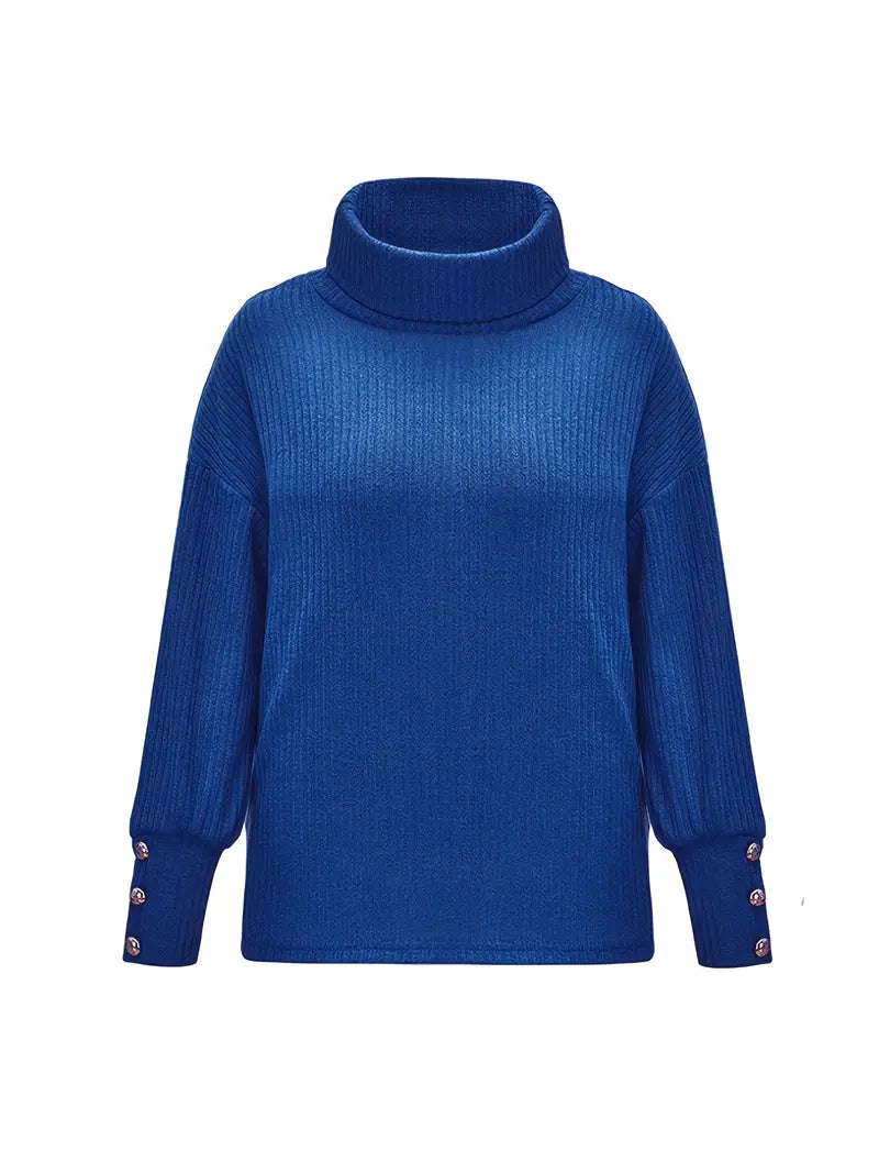 Freyalin | Damen Rollkragen Pullover | Warme