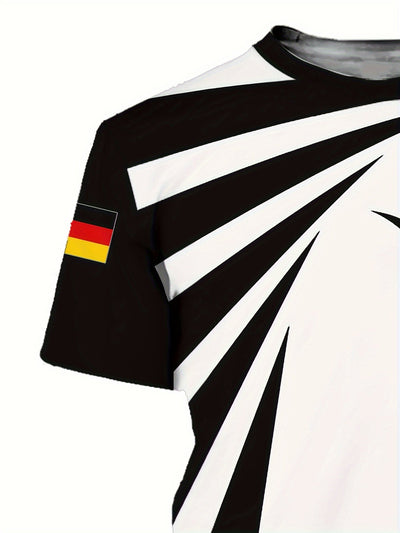 Adrean | Deutschland Euro 2024 Herren Fußball Trikot mit Adler Druck