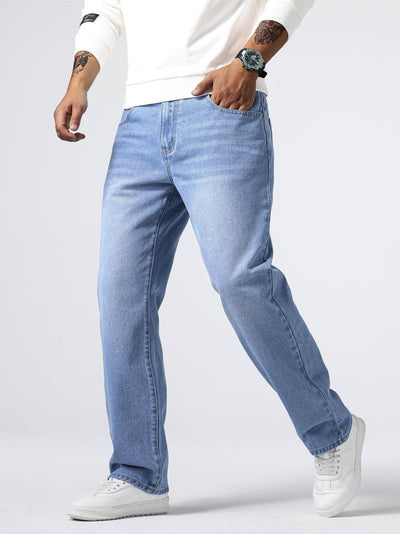 Alexander – jeans mit geradem, lässigem bein für herren