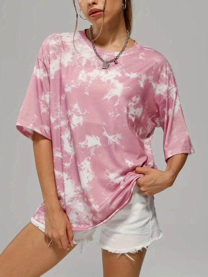 Punk Oversize Tie Dye T-Shirt