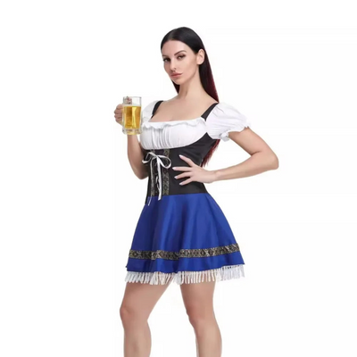 Nyxa | Damen Kurz Oktoberfest Dirndl Kleid | 2024