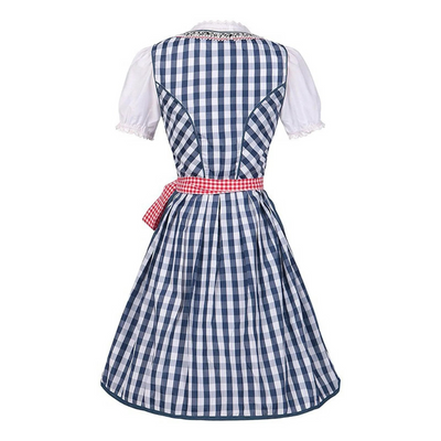 Anjia | Damen Elegantes Oktoberfest Dirndl Kleid | 2024