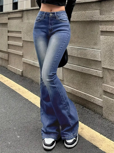 Emma – stylische vintage-jeans mit beinen für damen