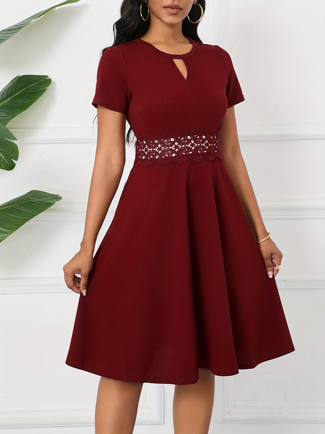 Quentini | Damen Kleid