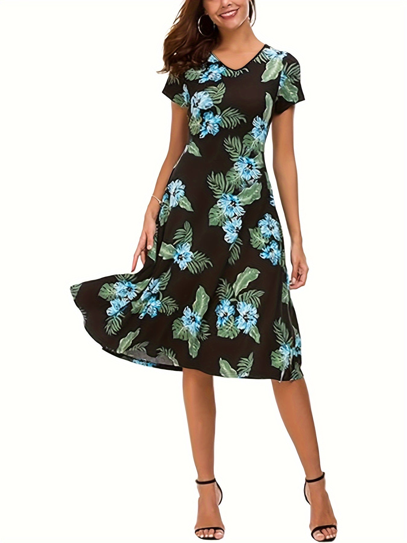 Zenaide | Florales Kleid für Damen