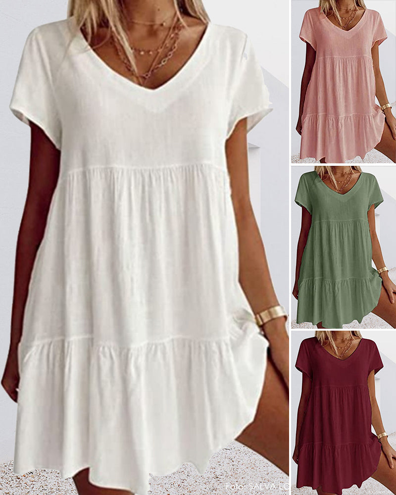 Carmi | Lässiges Kurzarmkleid für Damen