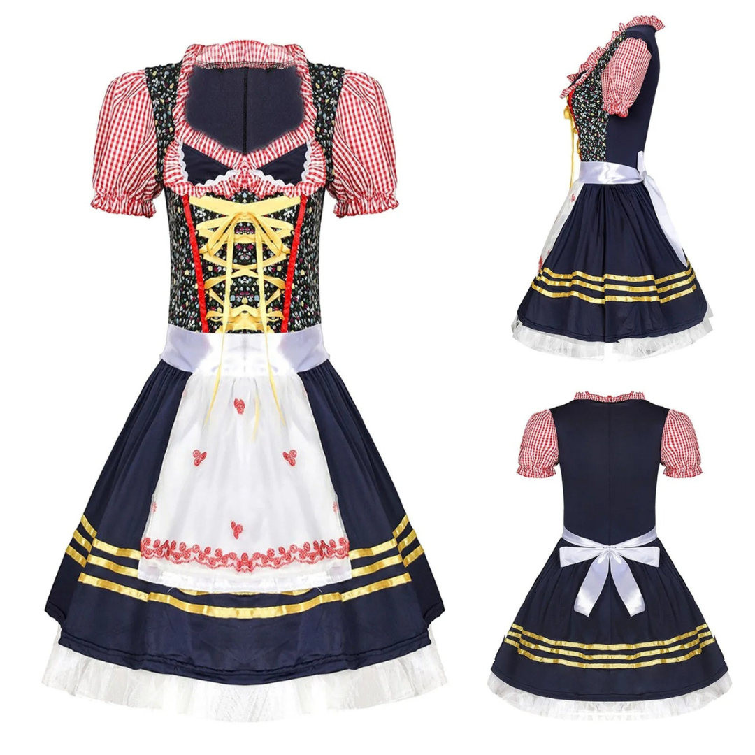 Edeltrauda | Damen Elegantes Oktoberfest Dirndl Kleid | 2024