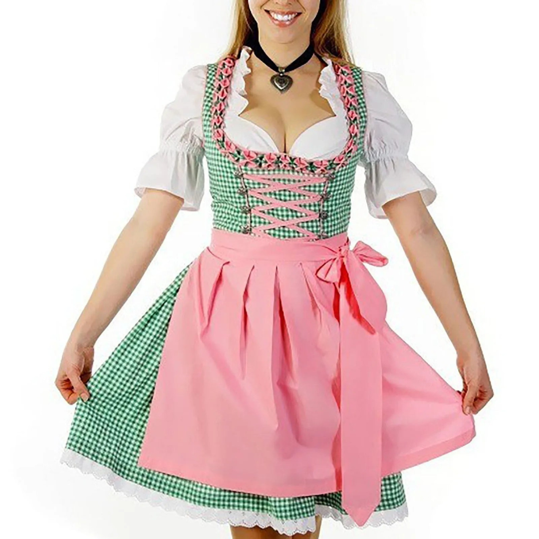 Othelia | Damen Buntes Oktoberfest Dirndl Kleid | 2024