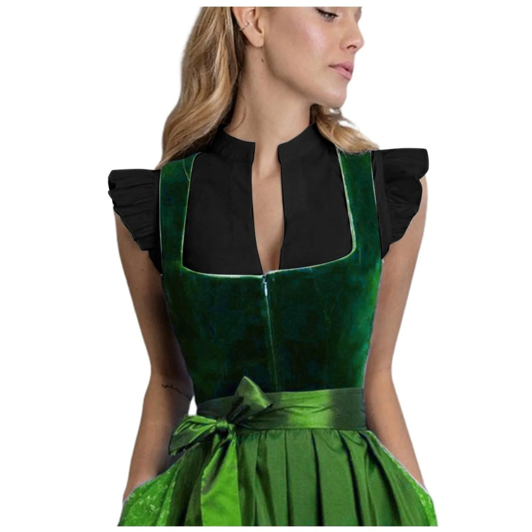 Linnea | Damen Kurze Ärmel Oktoberfest Dirndl Bluse | 2024