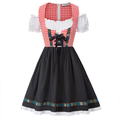 Erikana | Damen Rüschen Oktoberfest Dirndl Kleid | 2024