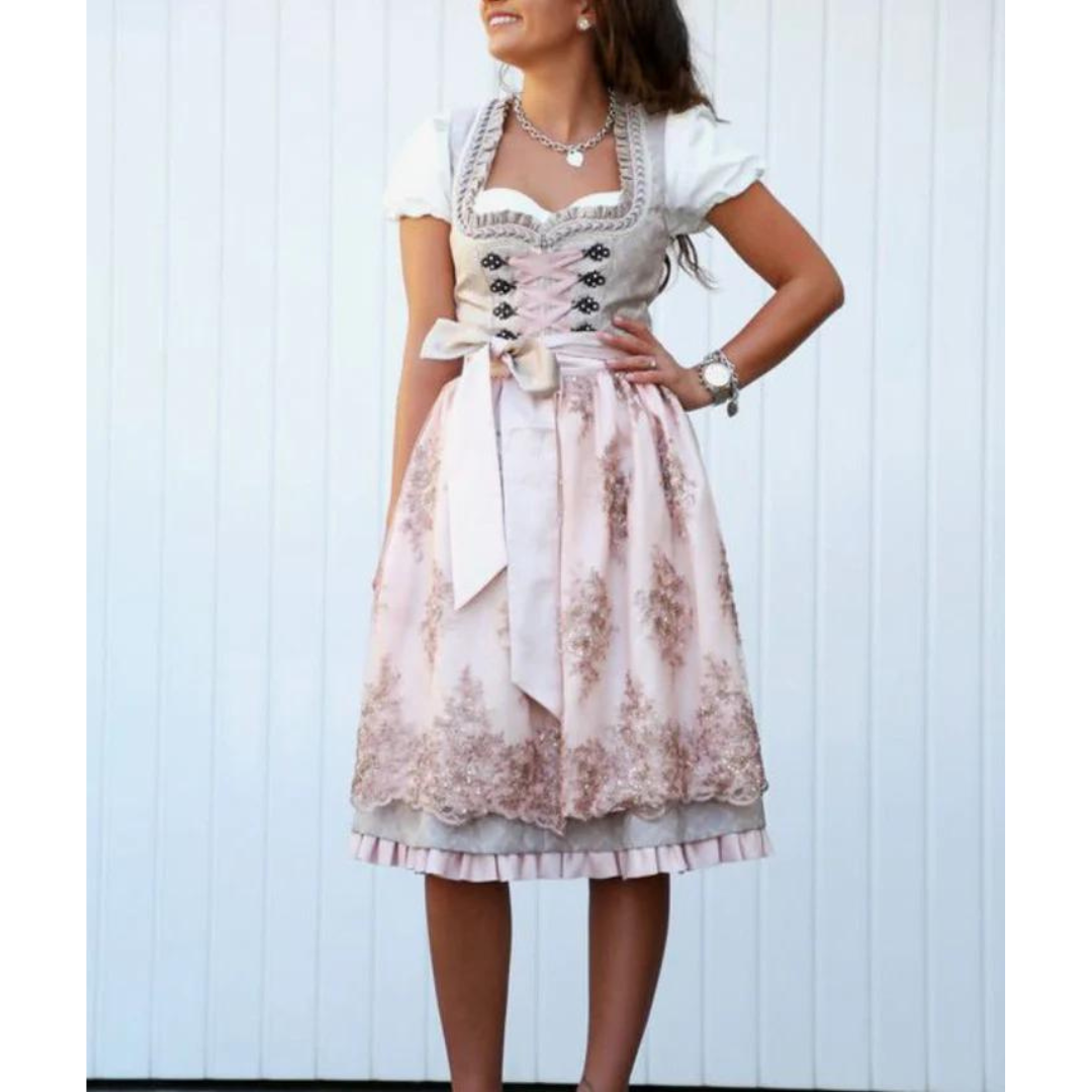 Jille | Damen Klassisches Oktoberfest Dirndl Kleid | 2024