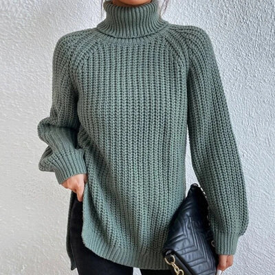 Fazedia | Gestrickter Rollkragenpullover