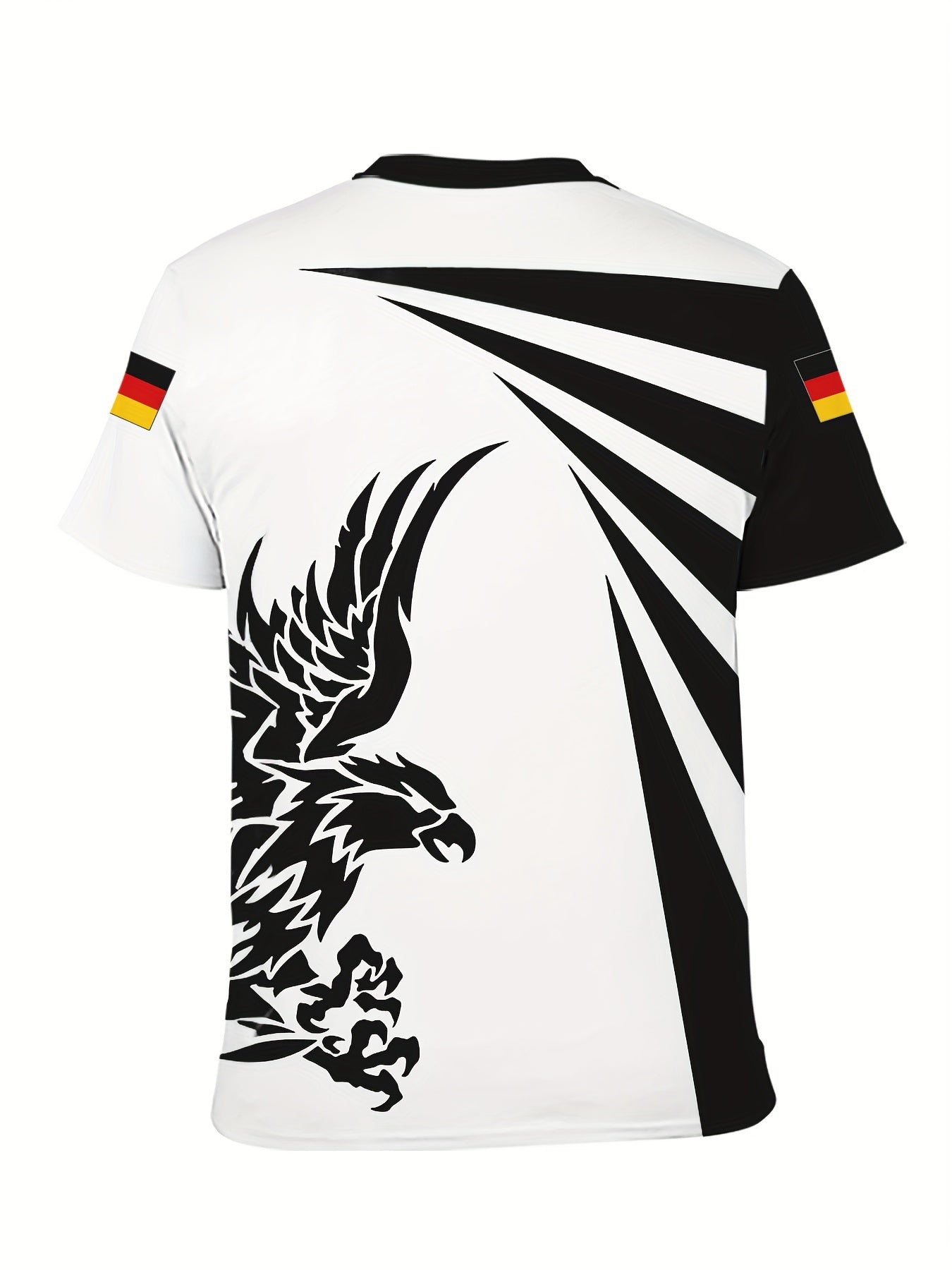 Adrean | Deutschland Euro 2024 Herren Fußball Trikot mit Adler Druck