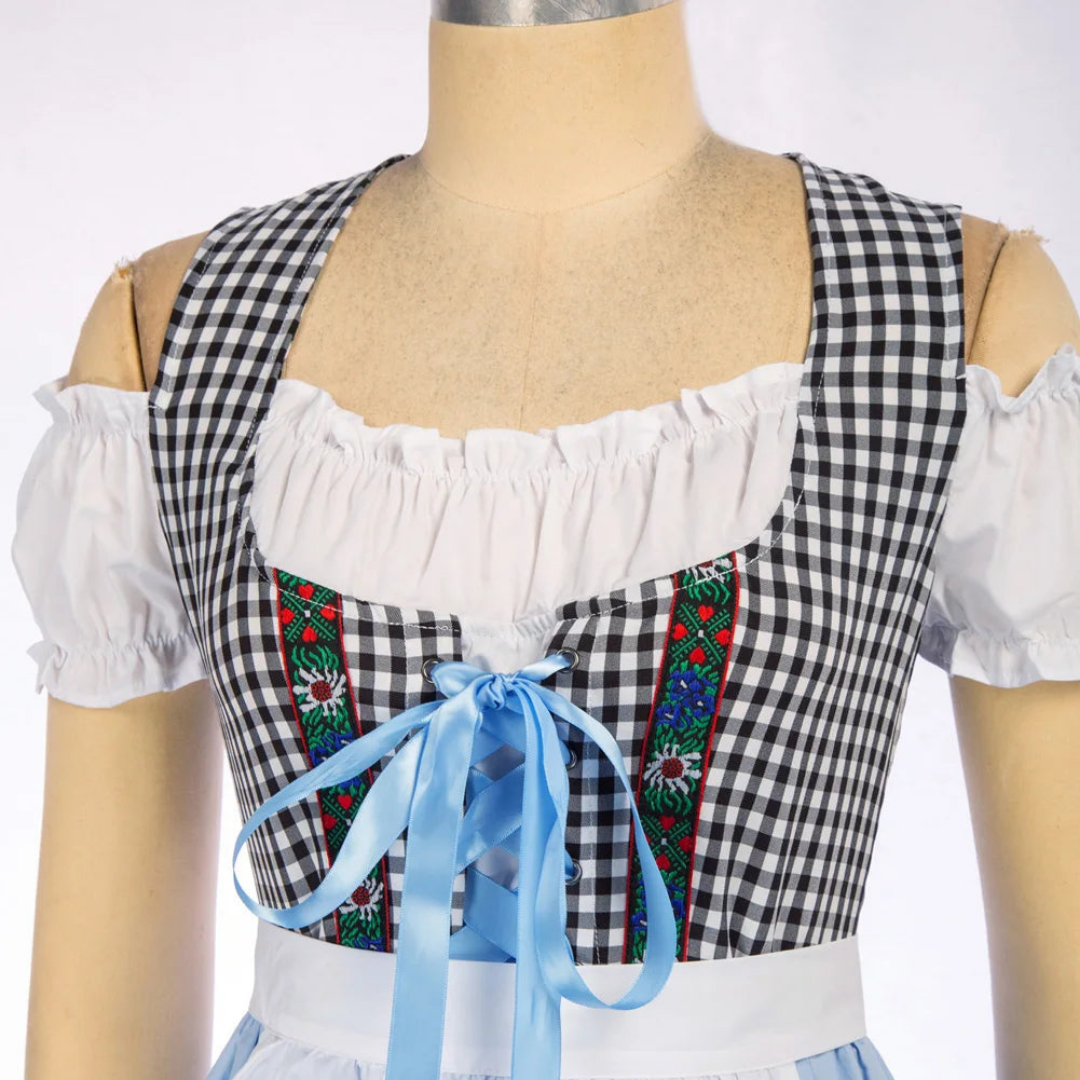 Erikana | Damen Rüschen Oktoberfest Dirndl Kleid | 2024