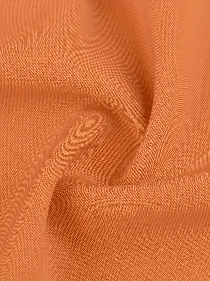 Orange Überkreuzter Rückenschnürung Schulterfreie Crop Bluse