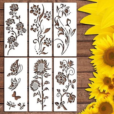 50% Rabatt | FlowerCraft™ - Große dekorative Blumenschablonen  [Letzter Tag Rabatt]