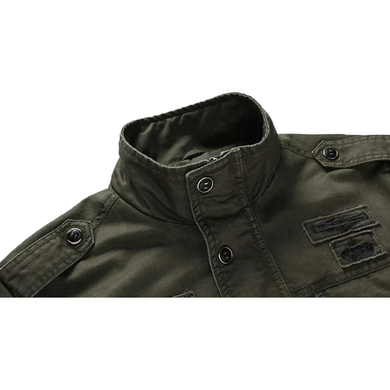 Moritzal | Herren Militär Jacke | Reißverschluß