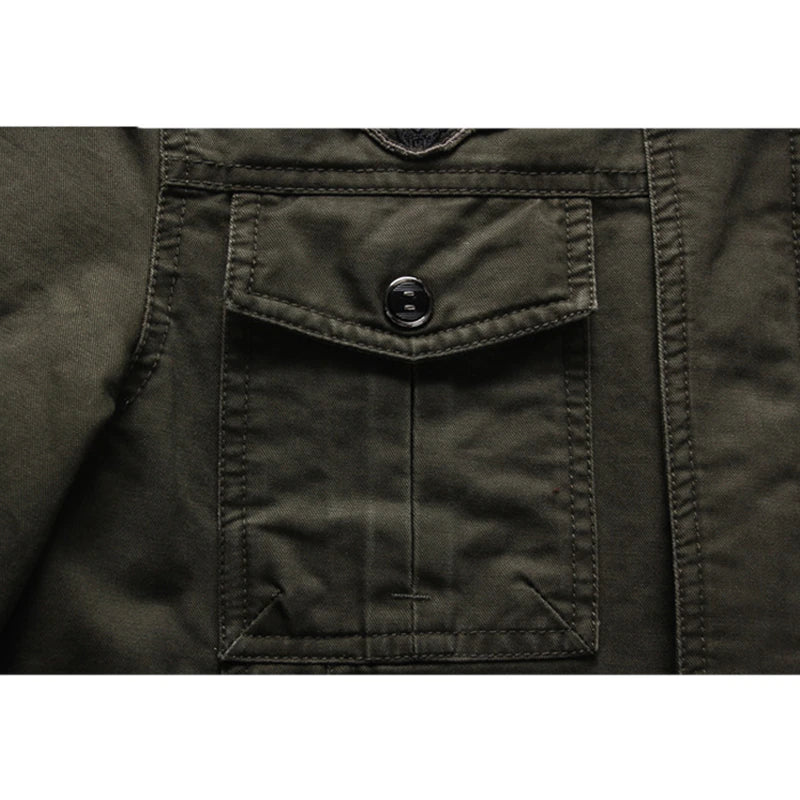 Moritzal | Herren Militär Jacke | Reißverschluß