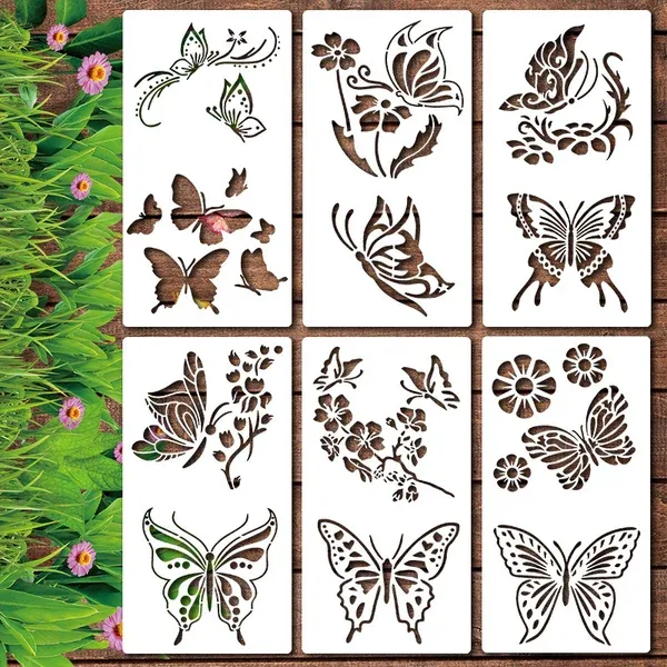 50% Rabatt | FlowerCraft™ - Große dekorative Blumenschablonen  [Letzter Tag Rabatt]