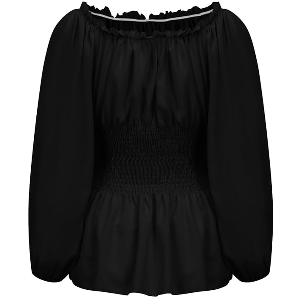 Elegante schulterfreie Bluse für Damen