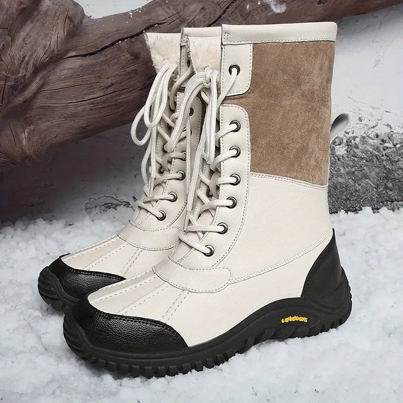 Dreiyana | Damenmode Wasserdichte Schneestiefel – Casual Outdoor, Verdickter