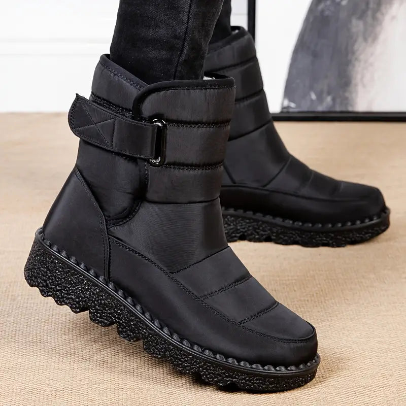 Dreitha | Modische Schneestiefel für Frauen - warm, rutschfest, wasserdicht