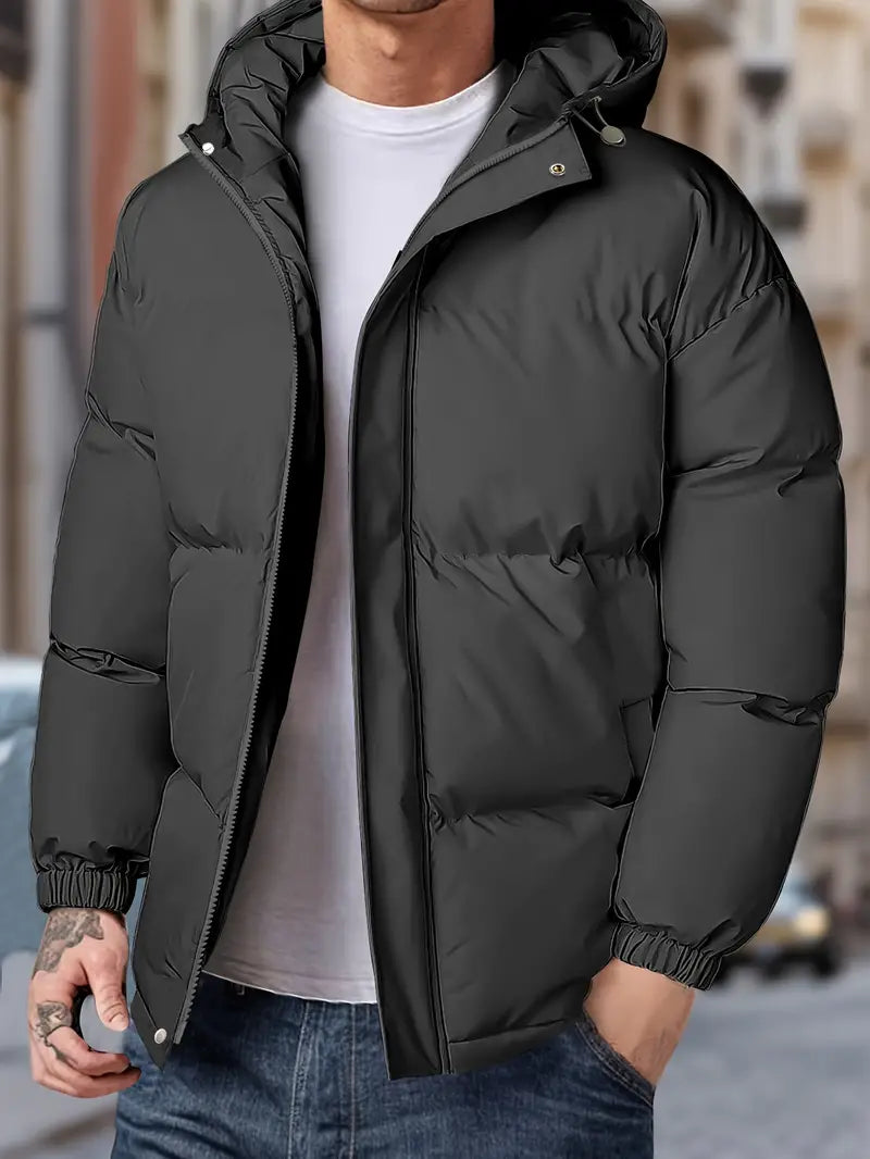 WarmGuard™ - Herren-Winterjacke mit Kapuze | Winddicht und komfortabel