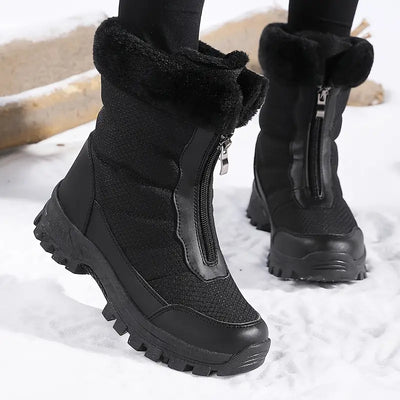 Dreilin | Wasserdichte Schneestiefel für Frauen mit Fleece-Futter, isoliert und warm