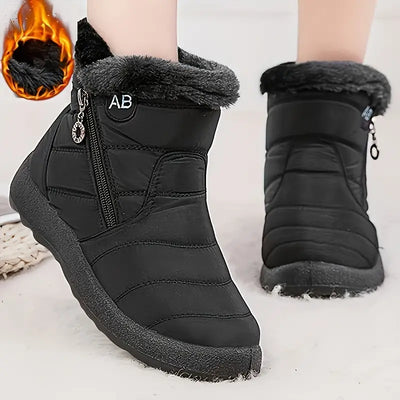 Klephira | Wasserdichte Winter-Schneestiefel für Damen - mit kuscheligem Fleece gefüttert