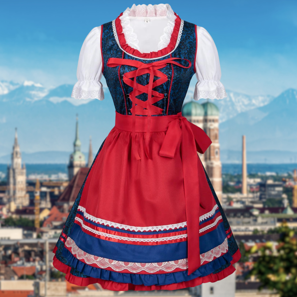 TRACHTIG AMELIE - Einzigartige Tracht für Damen mit Schürze und Bluse