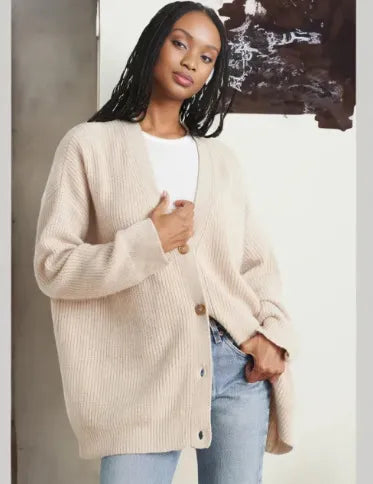 Ivy™ - Strickjacke aus Kaschmir mit V-Ausschnitt