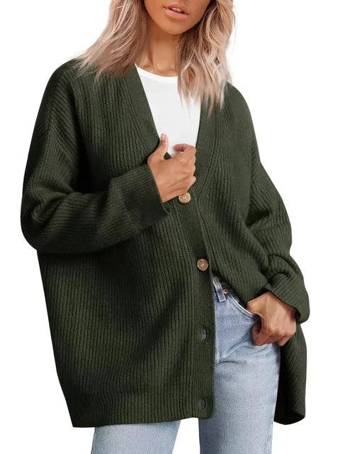 Ivy™ - Strickjacke aus Kaschmir mit V-Ausschnitt