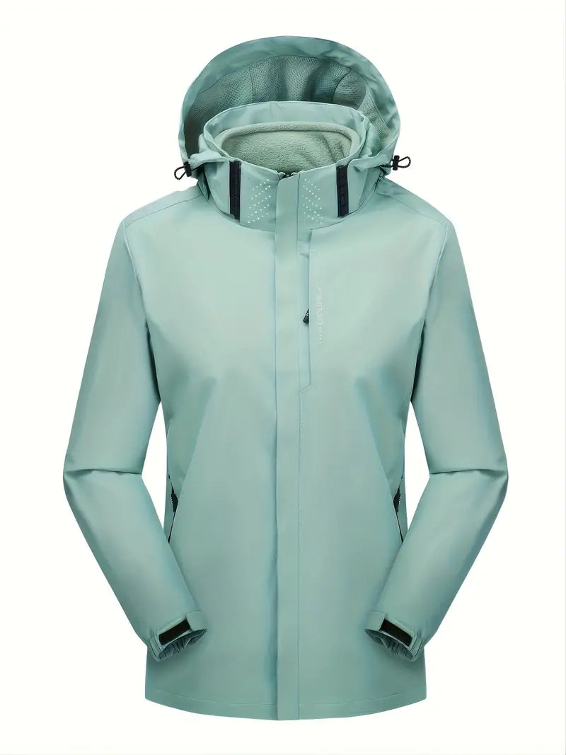 Ellistyn | Wasserdichte, winddichte Hardshell- und Fleece-Thermo-Innenjacke