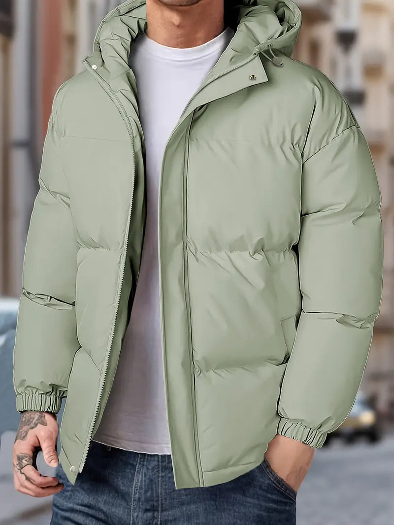 WarmGuard™ - Herren-Winterjacke mit Kapuze | Winddicht und komfortabel